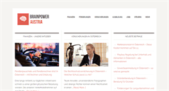 Desktop Screenshot of brainpower-austria.at